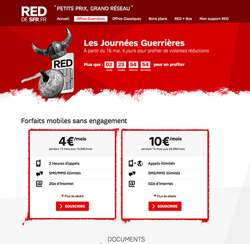 sfr red promotion